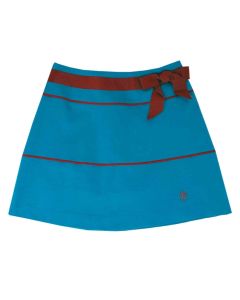 I Pinco Pallino Blue With Red Bow Skirt