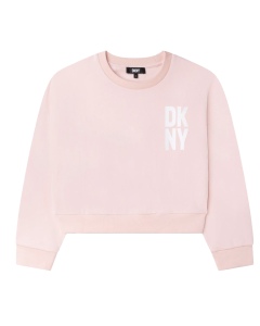 DKNY Girls Pale Pink Jumper