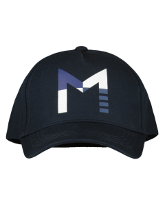 Mitch Navy Blue Cap With Square Logo