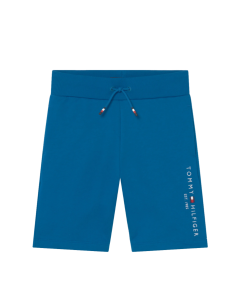 Tommy Hilfiger Boys Regatta Blue Sweatshorts With Embroidered Logo