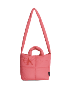 Calvin Klein Girls Pink Puffer Crossbody Bag