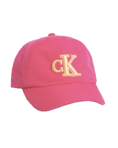 Calvin Klein Girls Pink Monogram Logo Cap