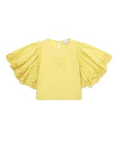 Stella McCartney Girls Sunflower Yellow Top