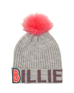 Billieblush Grey Bobble Hat