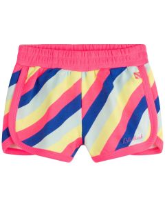 Billieblush Girls Neon Pink & Blue Shorts