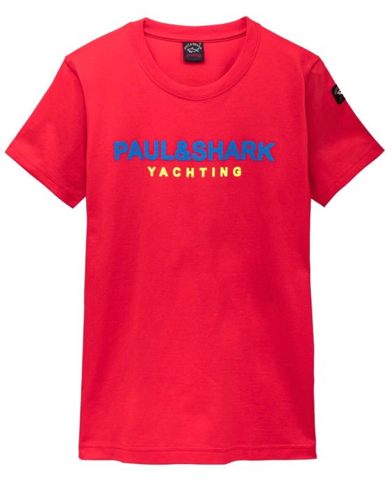 PAUL & SHARK Logo Red T-Shirt