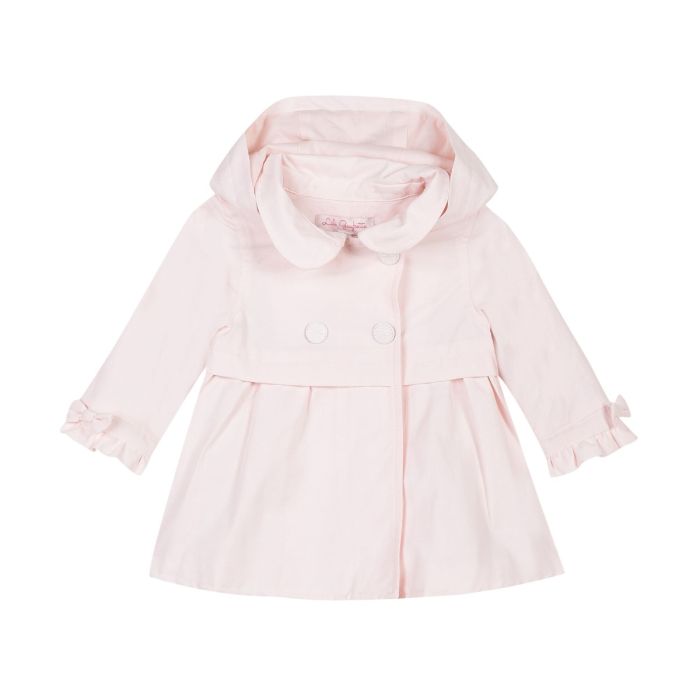 Lili Gaufrette Girl's Pale Pink Coat