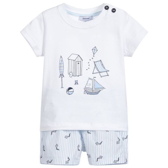 Absorba Baby Boy's Short and T-Shirt Set