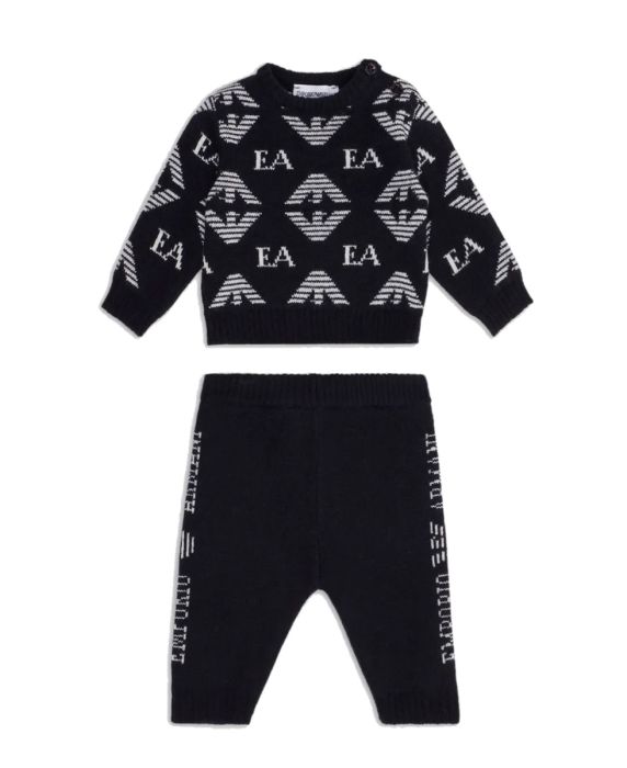 Emporio Armani Baby Boys Jumper And Trousers Set