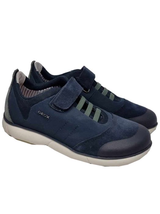 Boys "Nebula" Suede and Textile Trainer | gb Crew