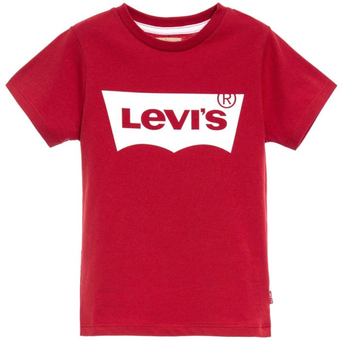 Levi's Boy's Red And White Logo T-Shirt